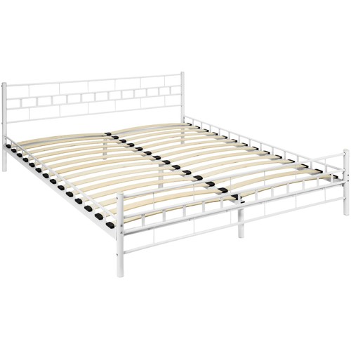 Metallbett mit lattenrost - metallbett,