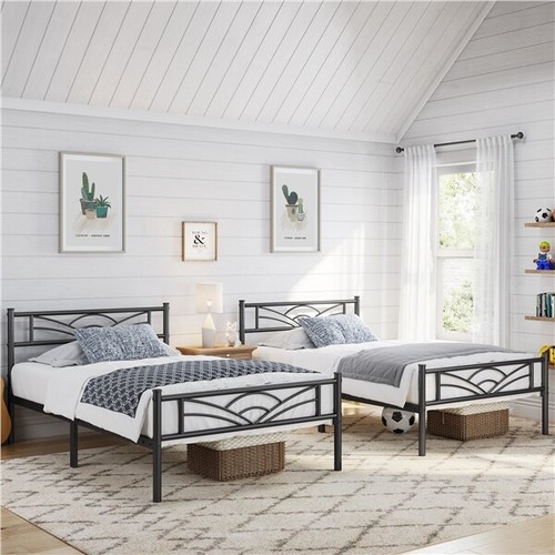 2er set metallbett - 2er-set,
