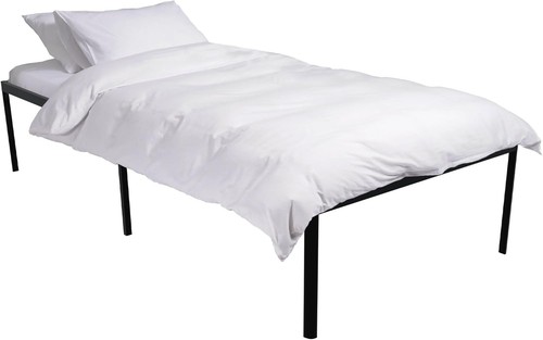 Metallbett mit lattenrost - metallbett,