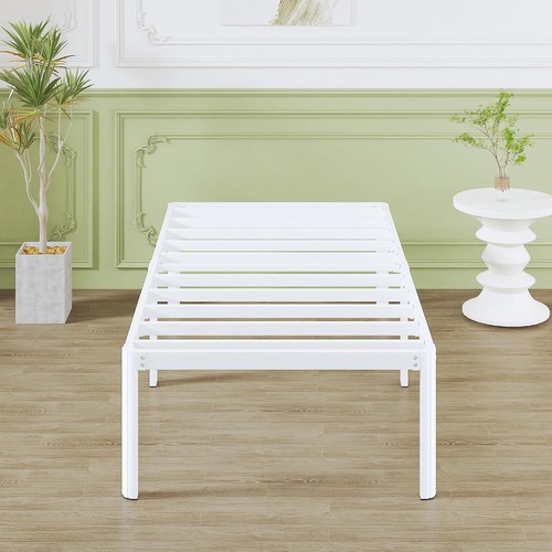 Metallbett 80x190 weiß mit - weiß,