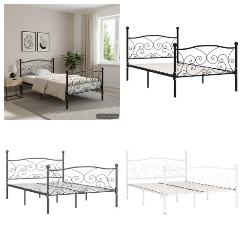 Metallbett bettgestell mit - metallbett,