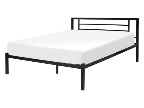 Schickes metallbett schwarz - metallbett,