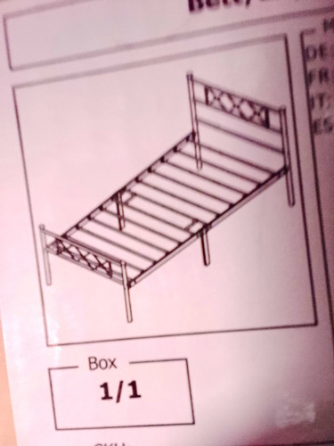 Metallbett bettrahmen 90x200 - metallbett,